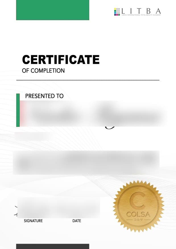 LITBA Diploma (Green)